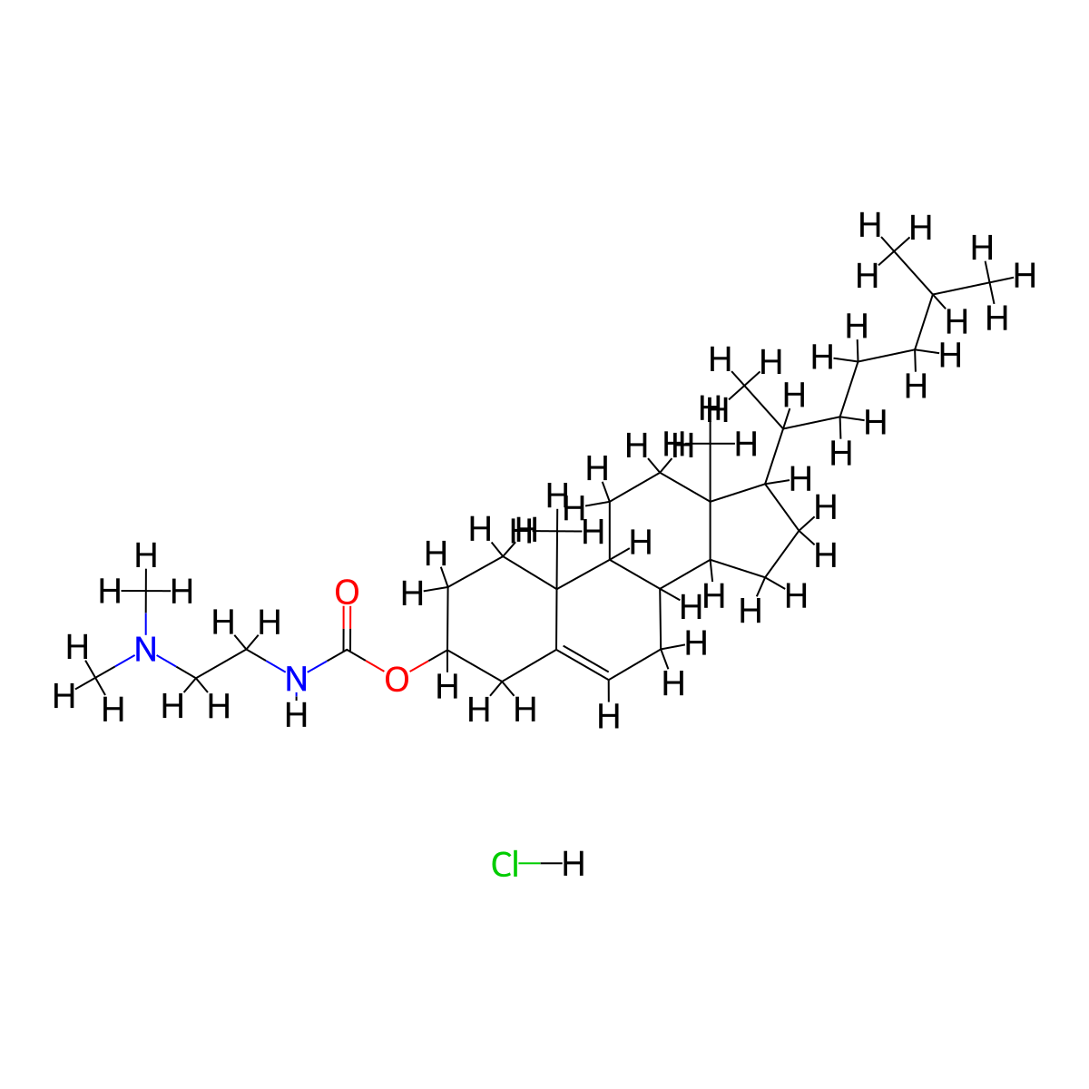 DC-Cholesterol molecular structure, CAS 166023-21-8