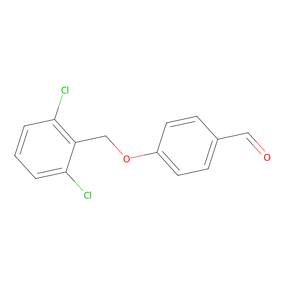 4-[(2,6-Dichlorobenzyl)oxy]benzaldehyde molecular structure, CAS 166049-76-9
