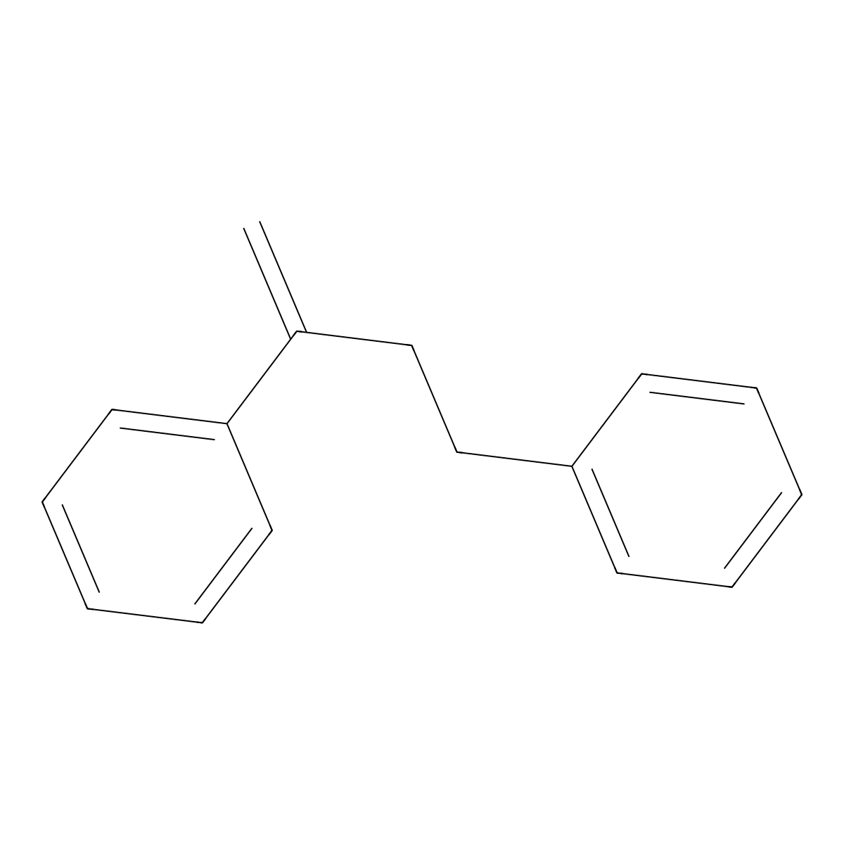 2,4-Diphenyl-1-butene molecular structure, CAS 16606-47-6