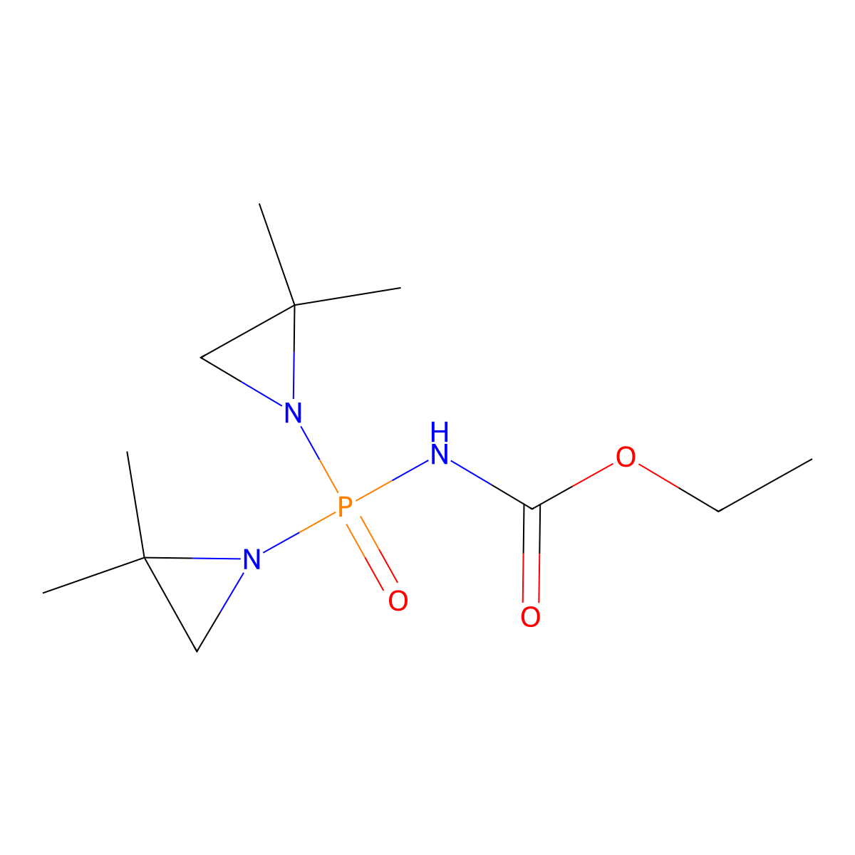 Meturedepa molecular structure, CAS 1661-29-6