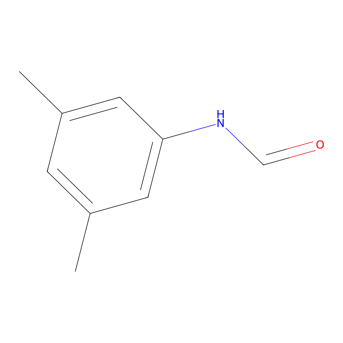 3',5'-Dimethylformanilide molecular structure, CAS 16618-52-3