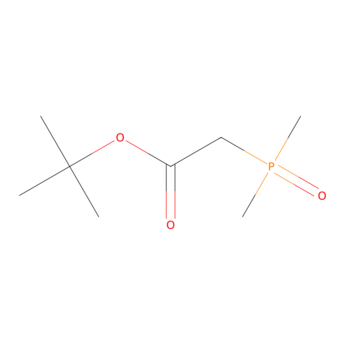 Tert-butyl2-(dimethylphosphoryl)acetate molecular structure, CAS 166183-07-9
