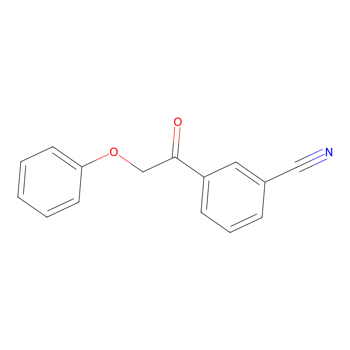 3-(Phenoxyacetyl)benzonitrile molecular structure, CAS 166190-02-9