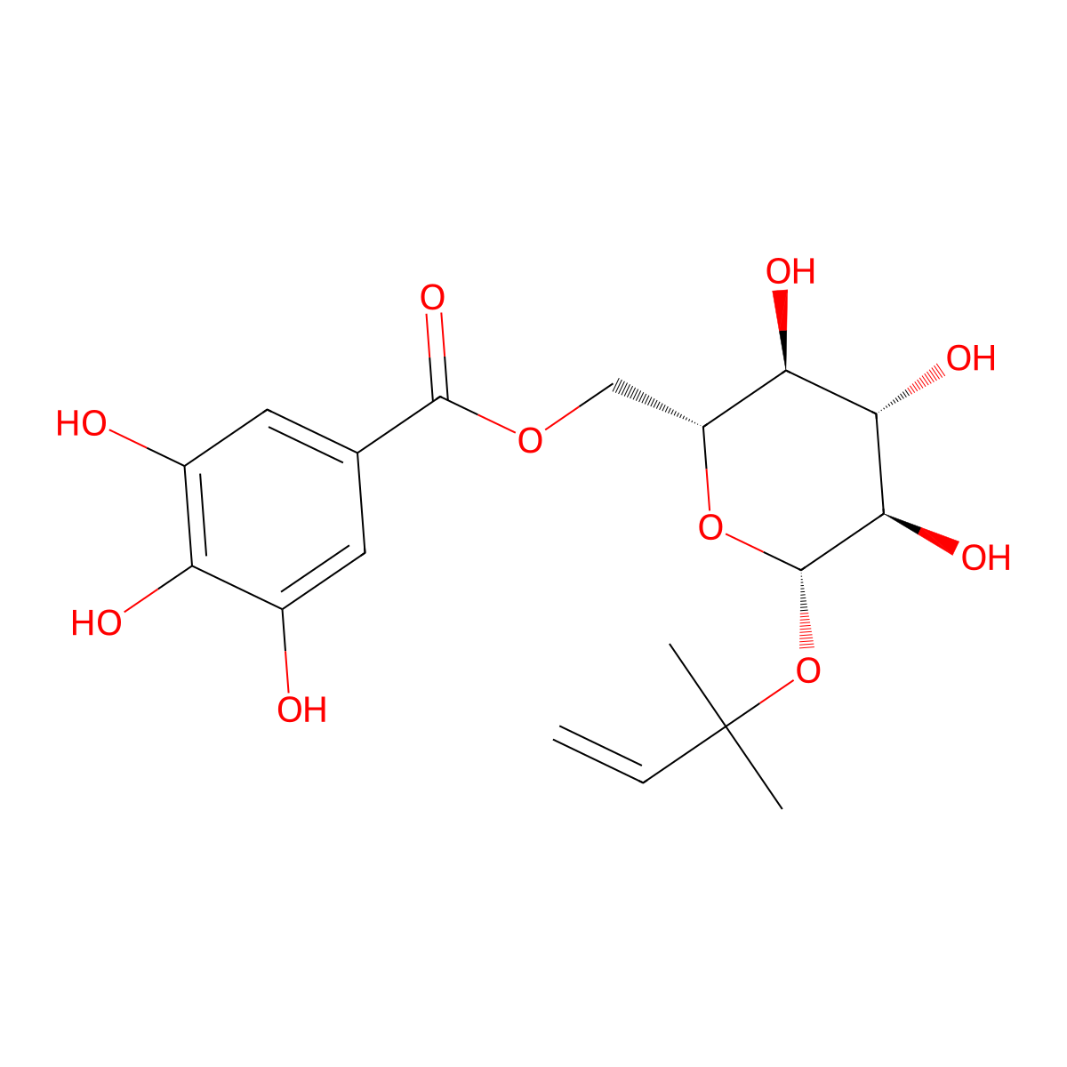 Taxilluside A molecular structure, CAS 1661914-46-0