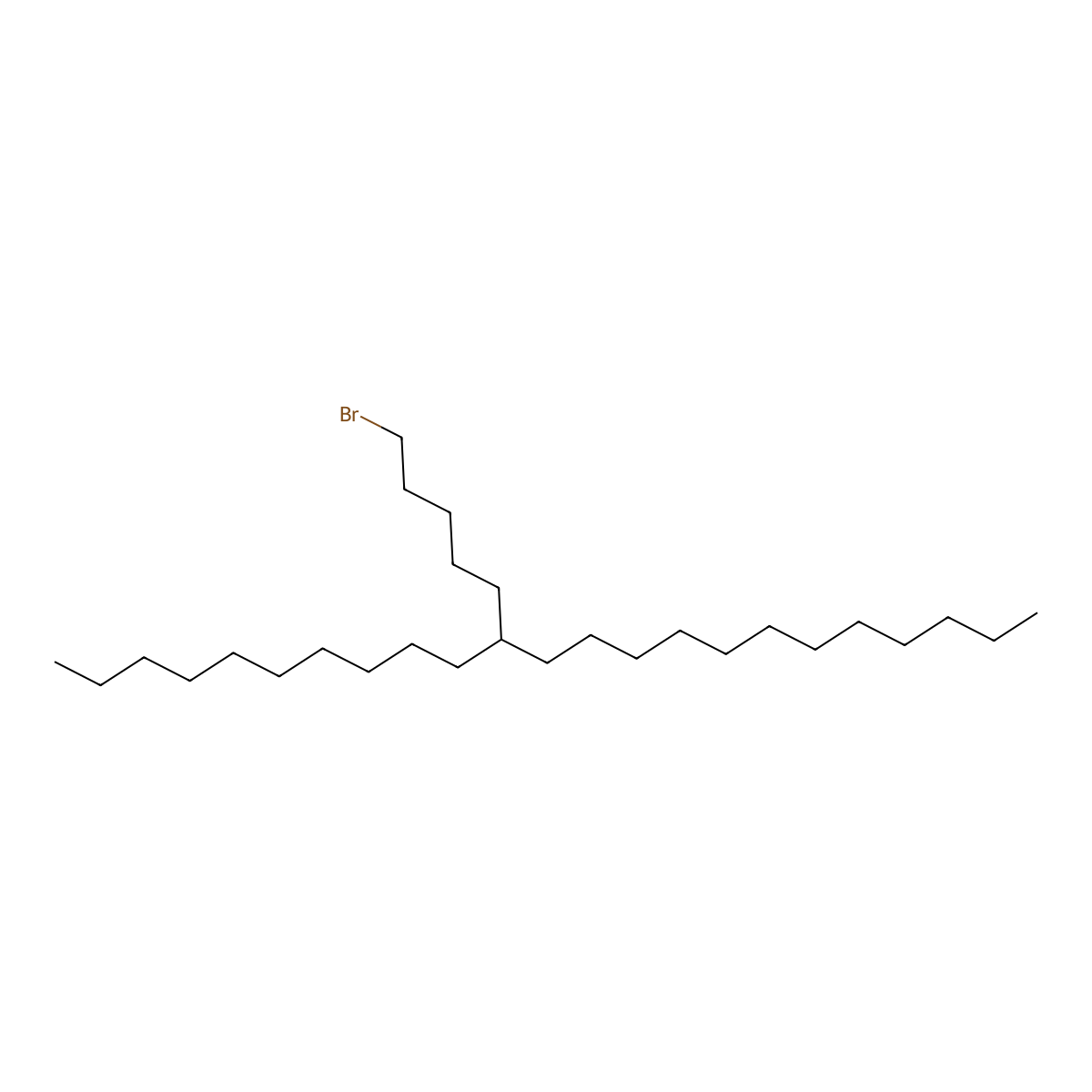 11-(5-Bromopentyl)tricosane molecular structure, CAS 1661914-66-4