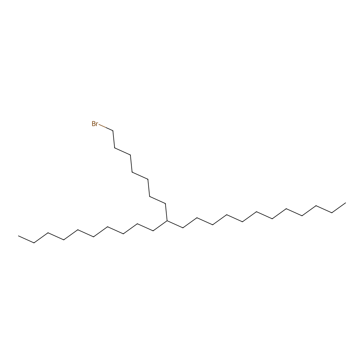 11-(7-Bromoheptyl)tricosane molecular structure, CAS 1661914-67-5