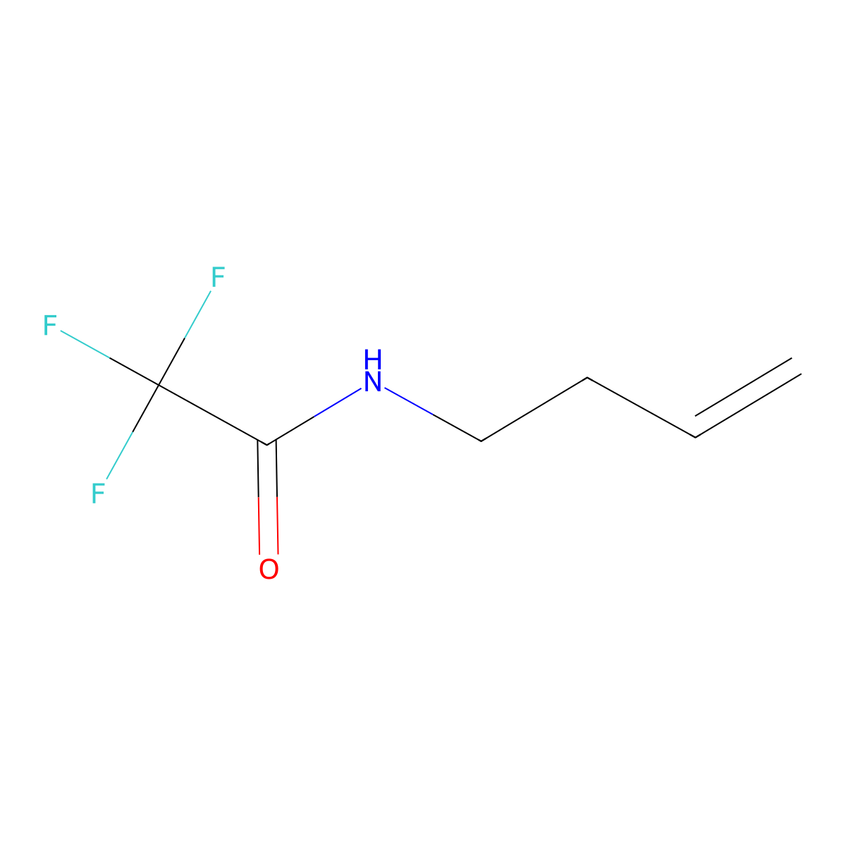 N-(But-3-enyl)-2,2,2-trifluoroacetamide molecular structure, CAS 166252-95-5