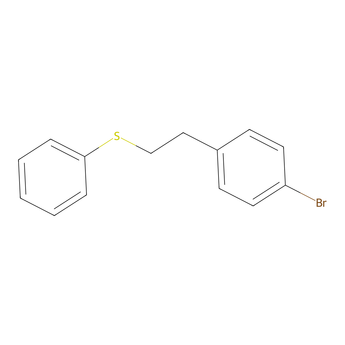 1-Bromo-4-[2-(phenylsulfanyl)ethyl]benzene molecular structure, CAS 1662680-46-7
