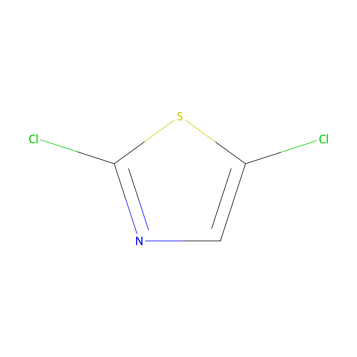 2,5-Dichloro-1,3-thiazole molecular structure, CAS 16629-14-4