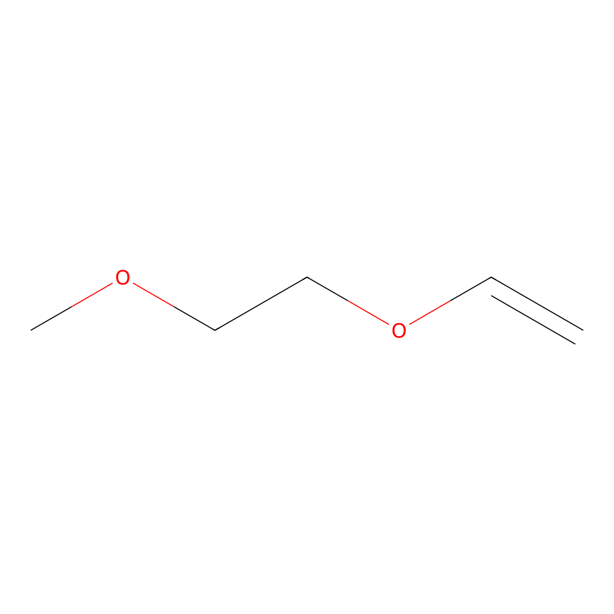 1-Methoxy-2-vinyloxyethane molecular structure, CAS 1663-35-0