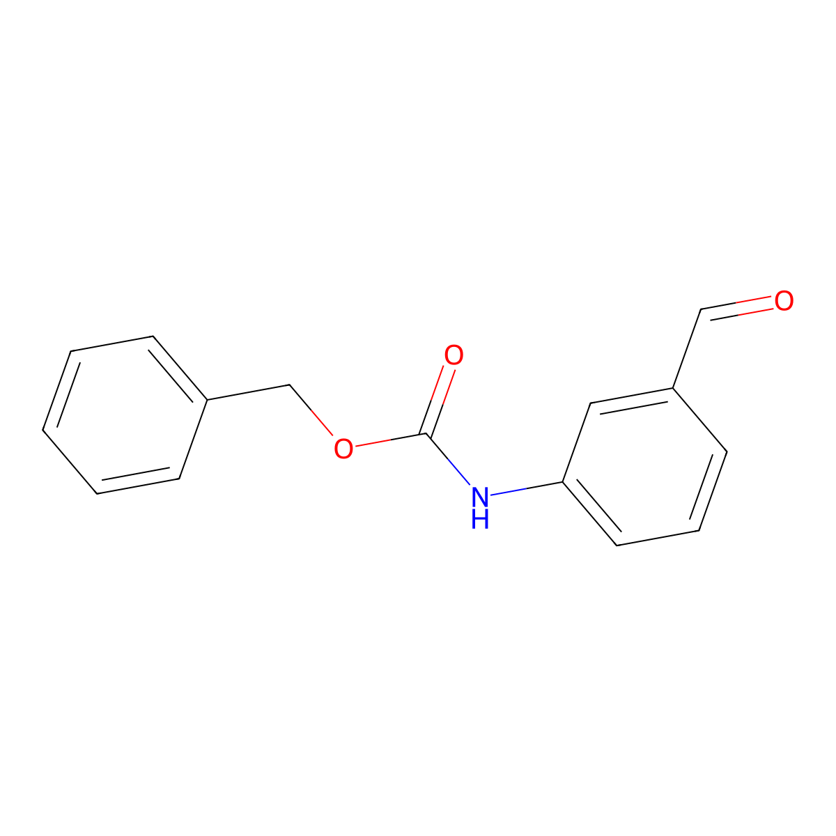 3-((Benzyloxycarbonyl)amino)benzaldehyde molecular structure, CAS 166337-67-3