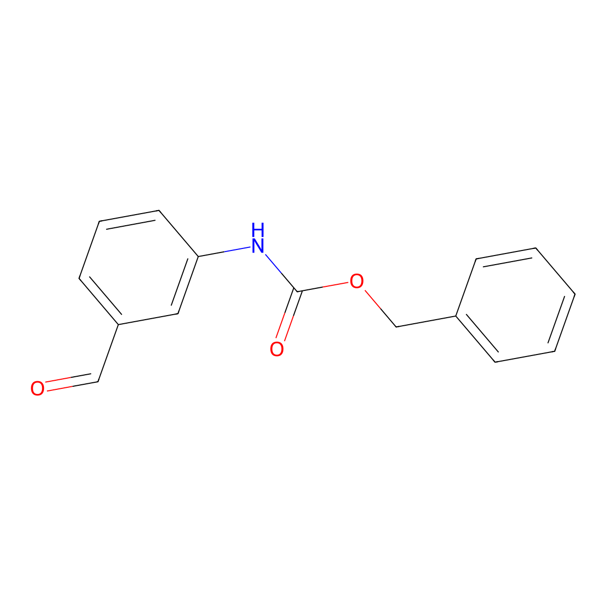 3-((Benzyloxycarbonyl)amino)benzaldehyde molecular structure, CAS 166337-67-3