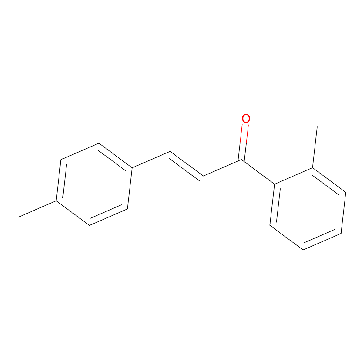 (2E)-1-(2-Methylphenyl)-3-(4-methylphenyl)prop-2-en-1-one molecular structure, CAS 1663469-48-4