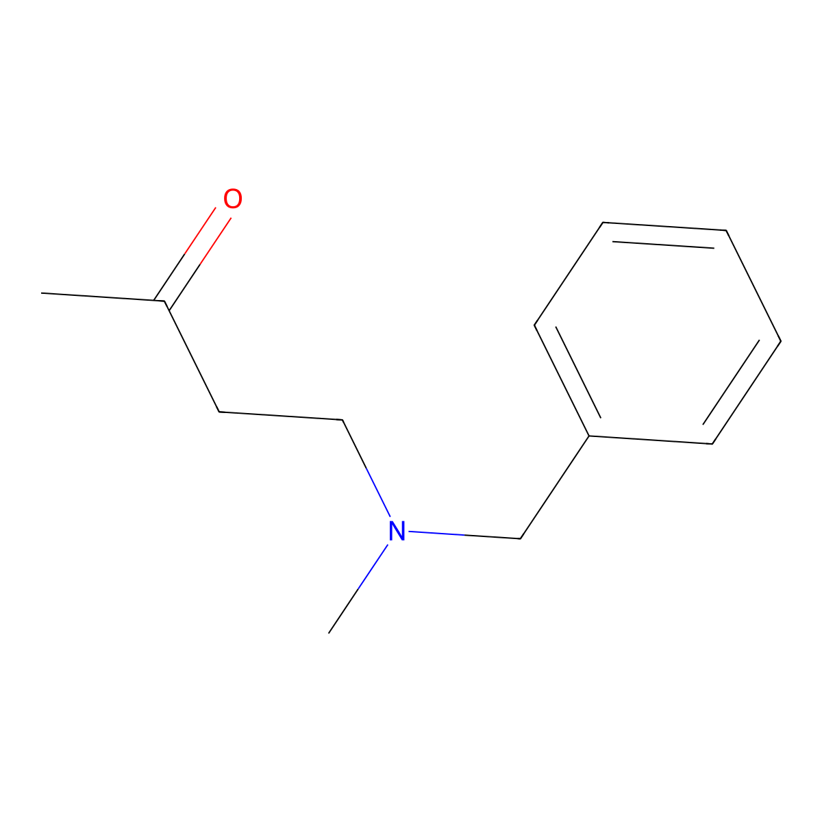 4-(Benzyl(methyl)amino)butan-2-one molecular structure, CAS 16635-00-0