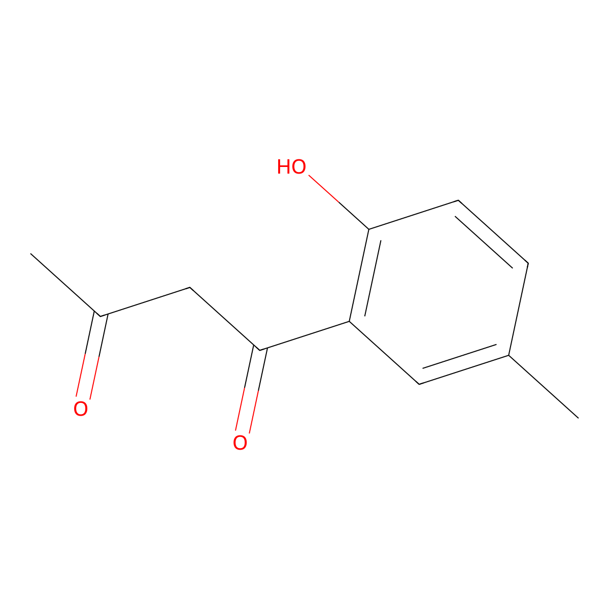1-(2-Hydroxy-5-methylphenyl)butane-1,3-dione molecular structure, CAS 16636-64-9