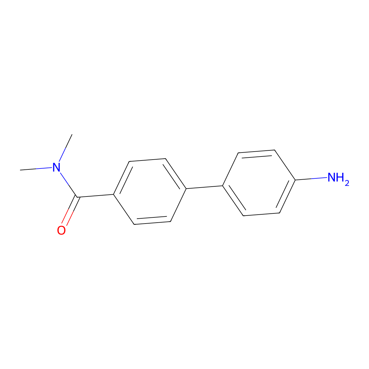 4-(4-Aminophenyl)-N,N-dimethylbenzamide molecular structure, CAS 166386-41-0