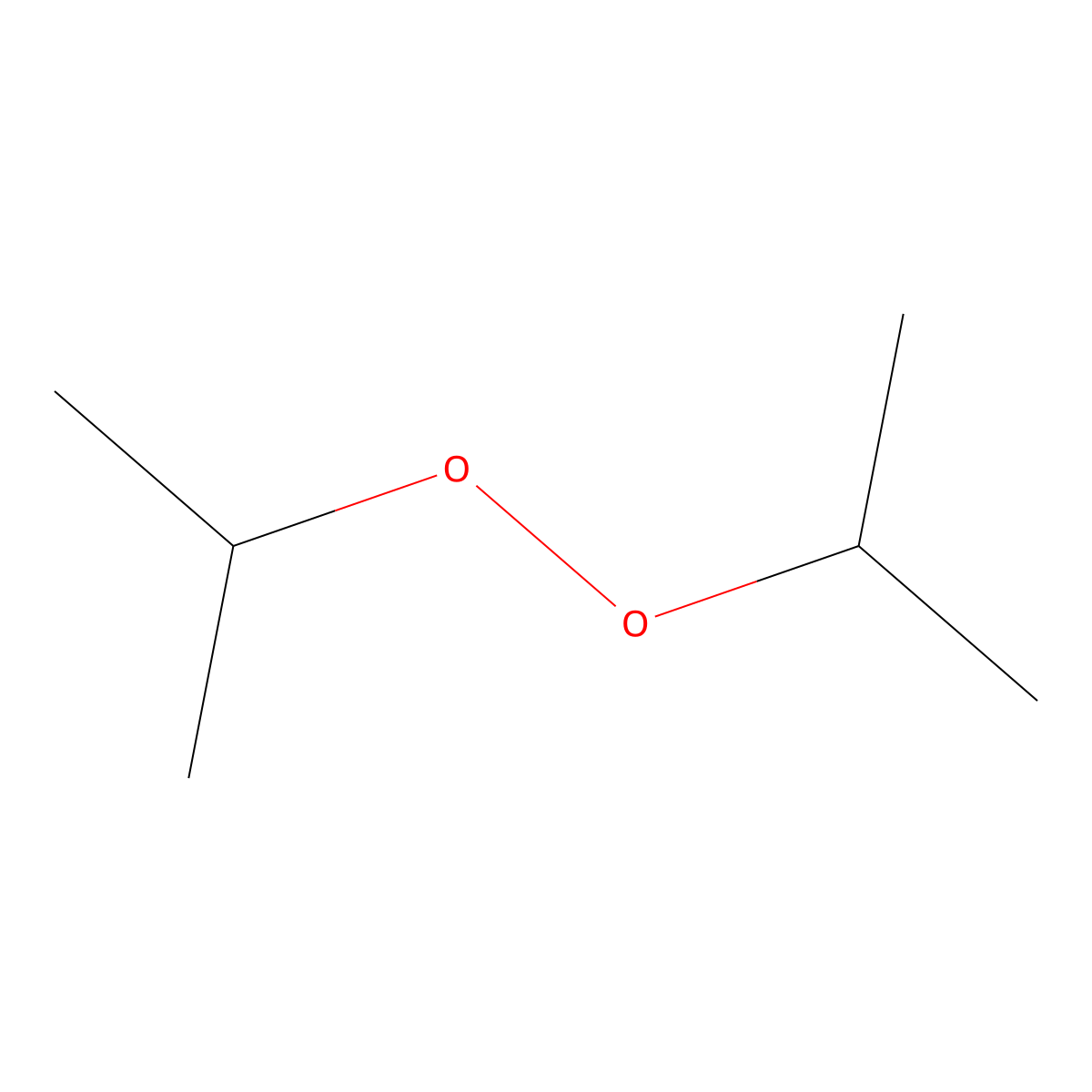 Peroxide, bis(1-methylethyl) molecular structure, CAS 16642-57-2