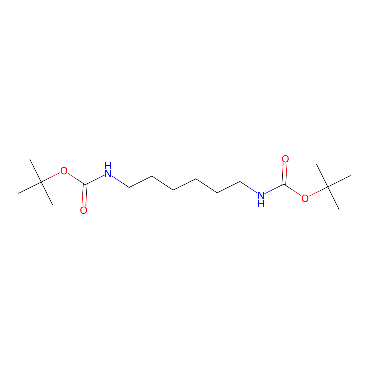 1,6-Bis(tert-butoxycarbonylamino)hexane molecular structure, CAS 16644-54-5