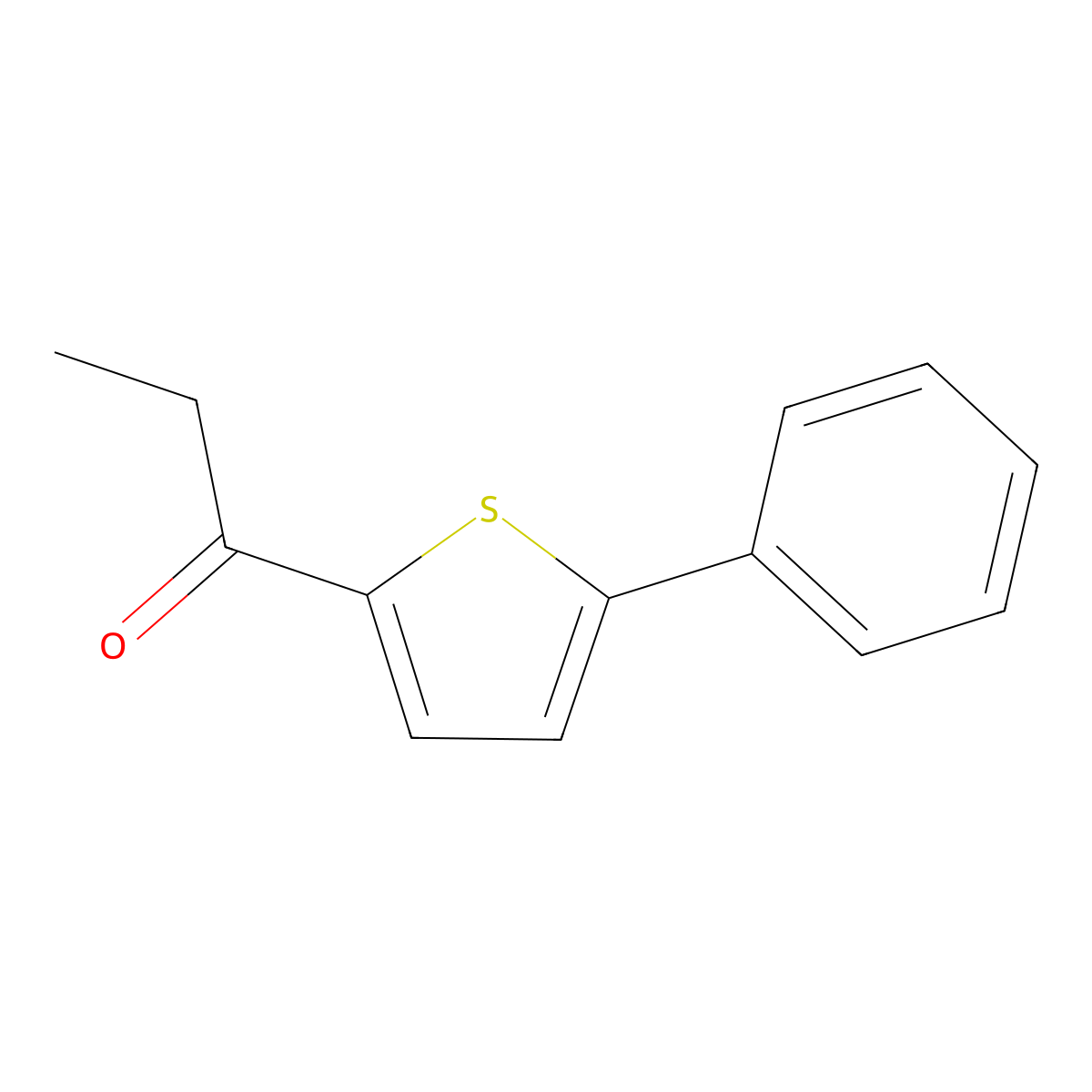 1-(5-Phenyl-2-thienyl)-1-propanone molecular structure, CAS 1665-40-3