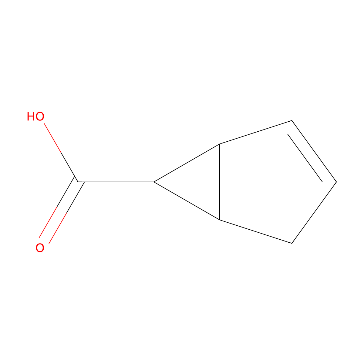 Bicyclo[3.1.0]hex-2-ene-6-carboxylic acid molecular structure, CAS 16650-35-4