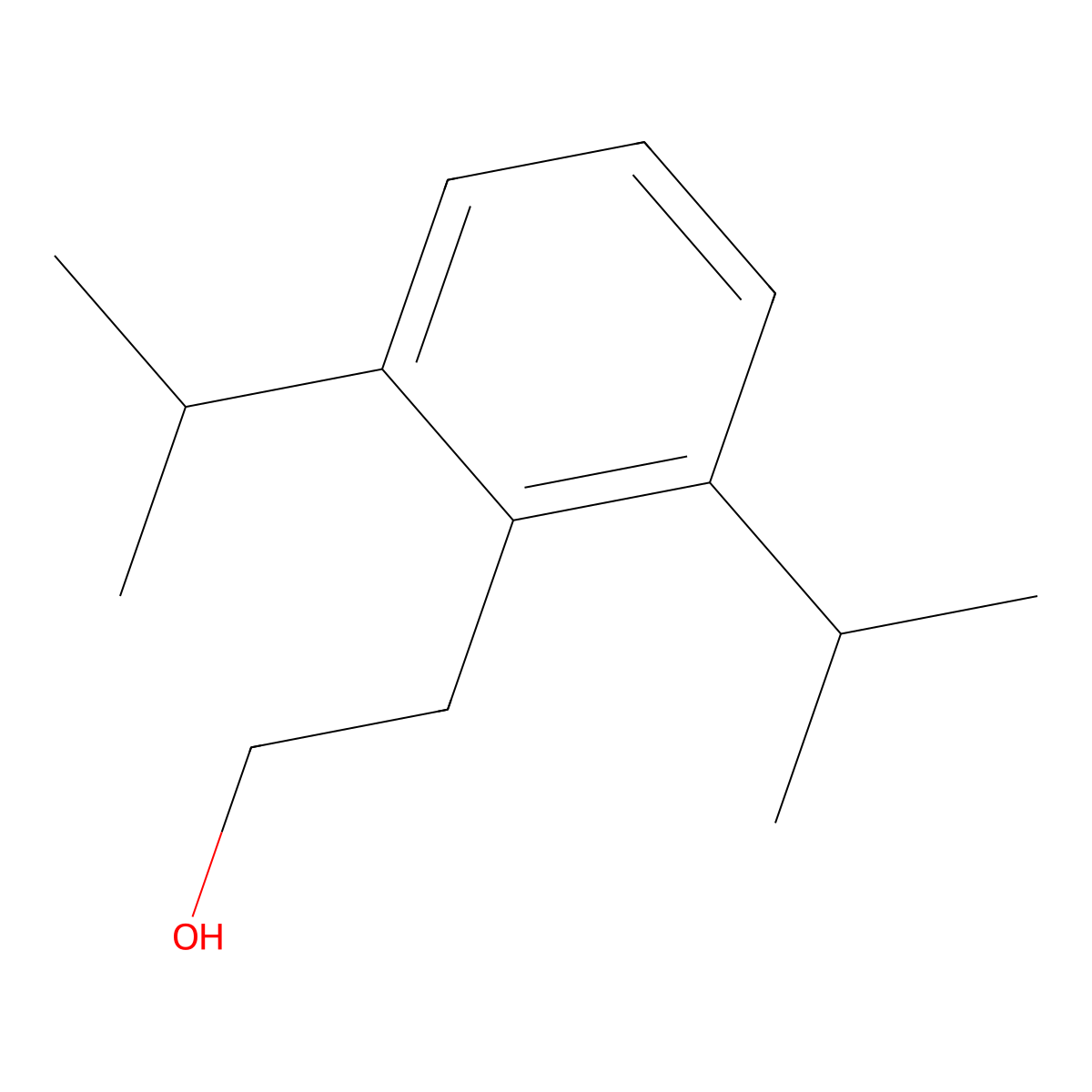2-(2,6-Diisopropylphenyl)ethanol molecular structure, CAS 166519-11-5