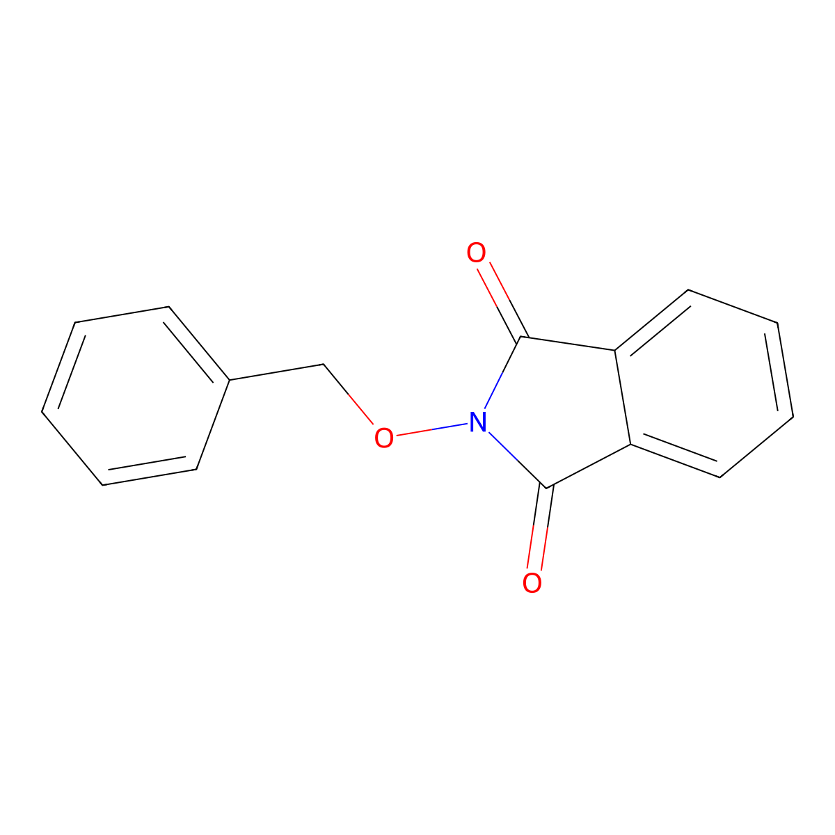 N-Benzyloxyphthalimide molecular structure, CAS 16653-19-3