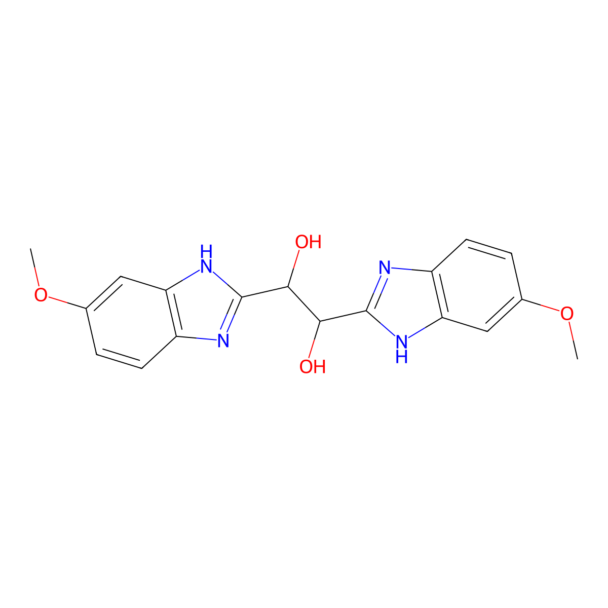 Bis-benzimidazole molecular structure, CAS 16656-27-2