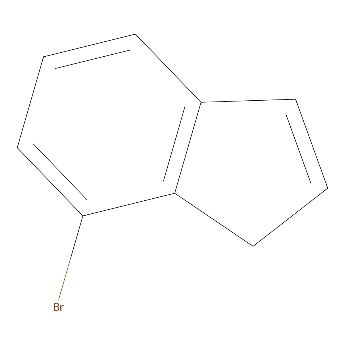 7-Bromo-1H-indene molecular structure, CAS 16657-07-1