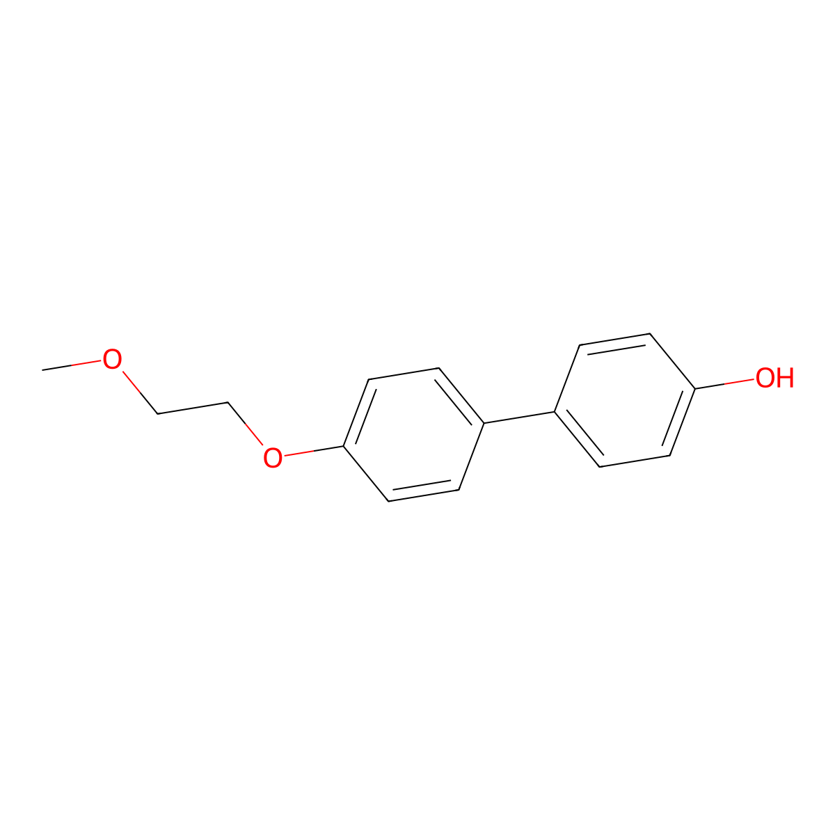 4'-(2-Methoxyethoxy)-[1,1'-biphenyl]-4-ol molecular structure, CAS 166601-96-3
