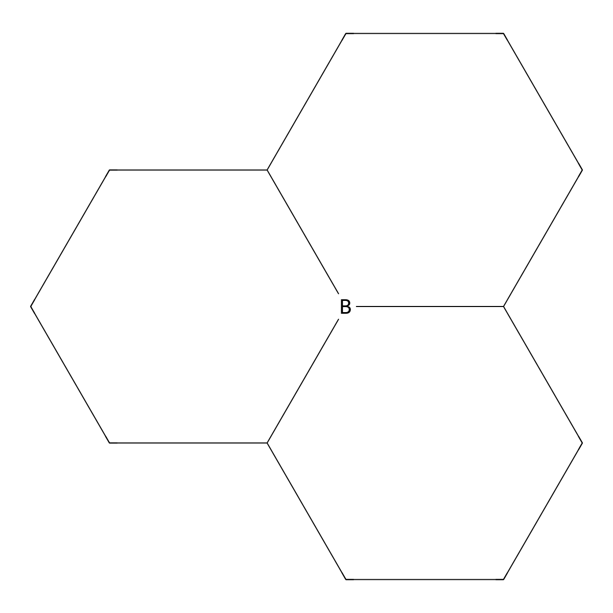 Dodecahydro-9b-boraphenalene molecular structure, CAS 16664-33-8