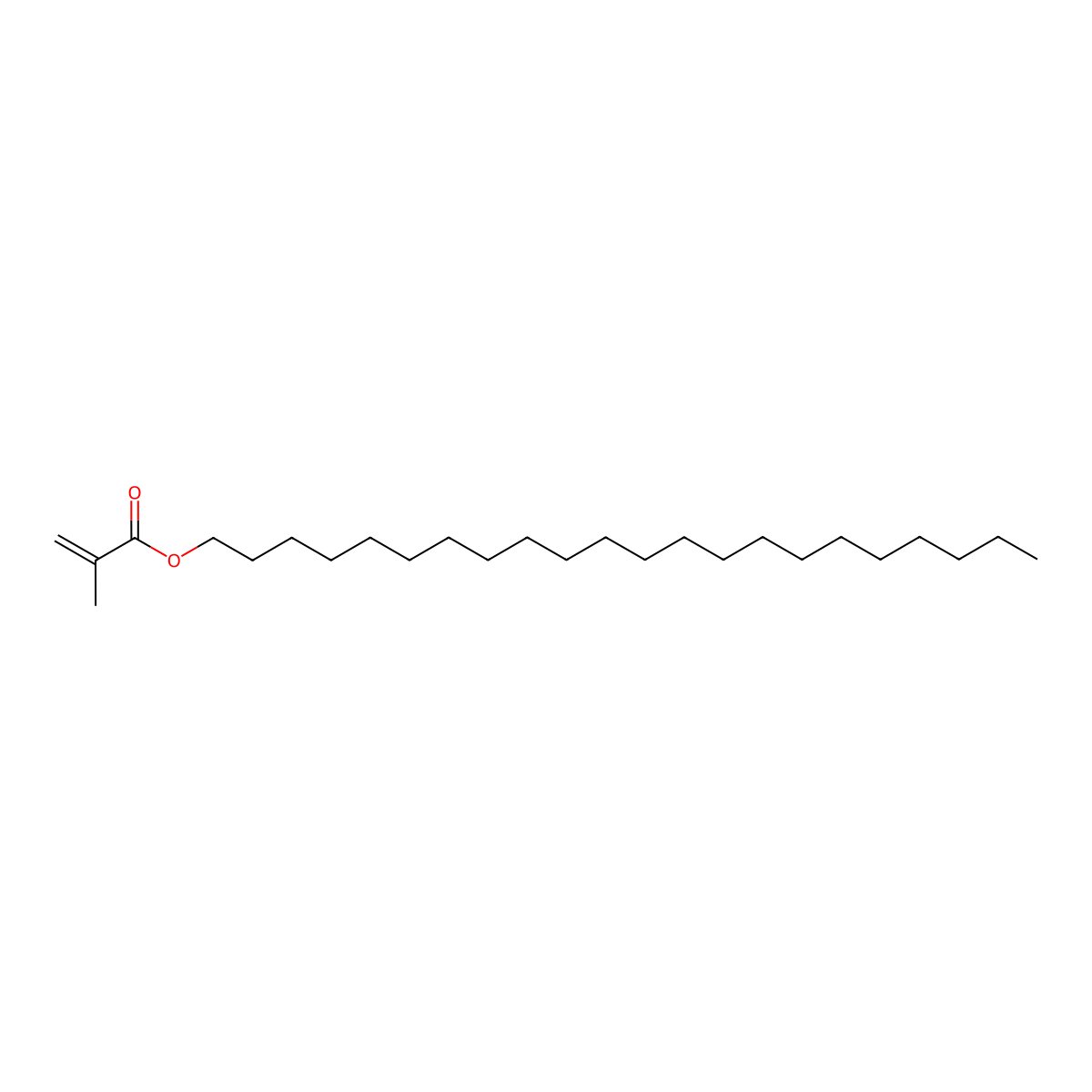 2-Propenoic acid, 2-methyl-, docosyl ester molecular structure, CAS 16669-27-5