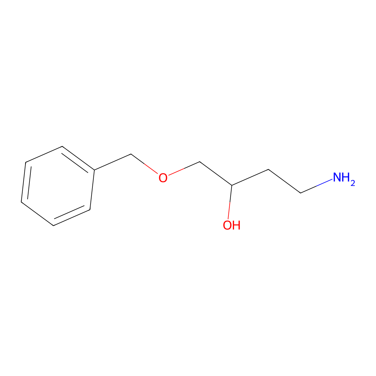 4-Amino-1-(benzyloxy)butan-2-ol molecular structure, CAS 166746-63-0