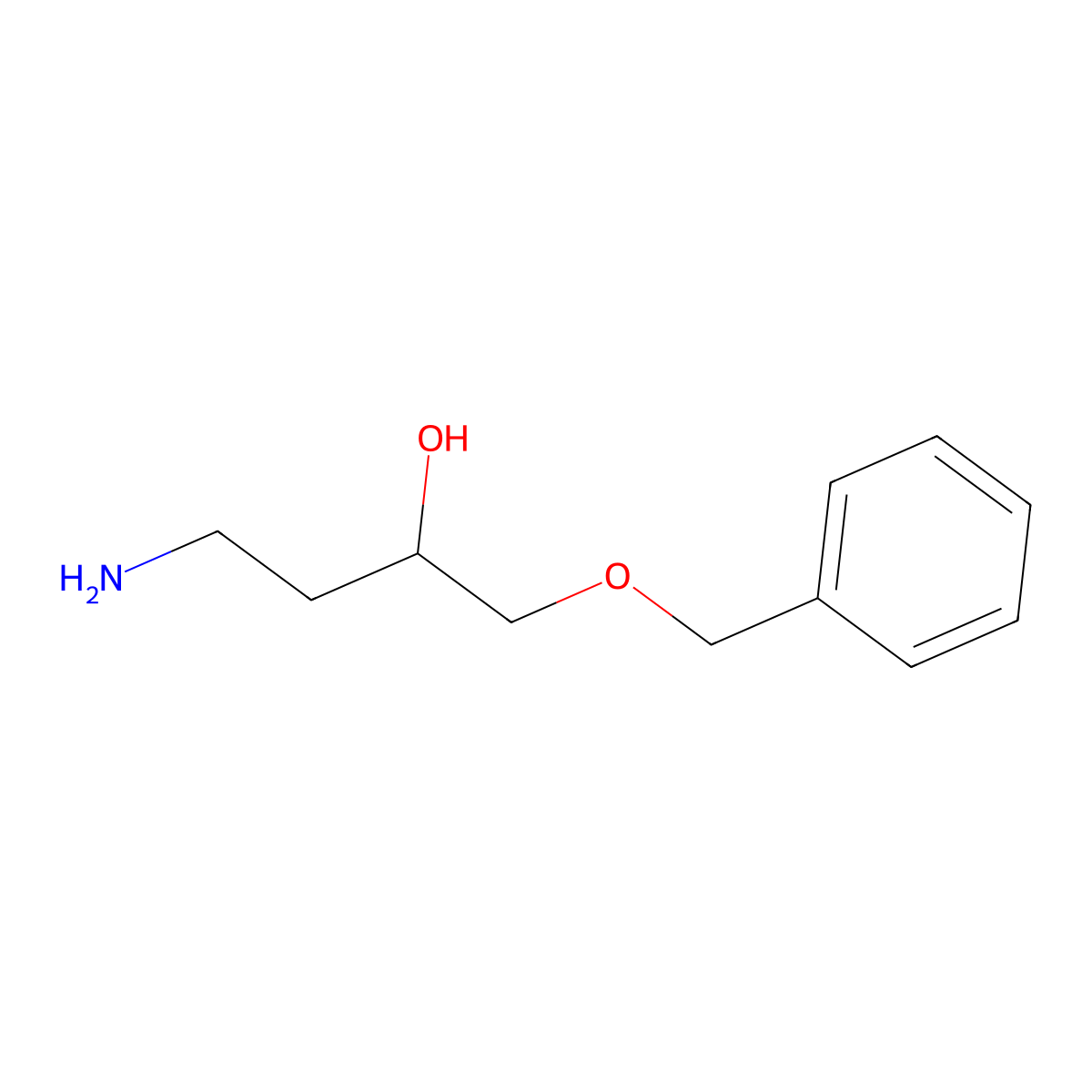 4-Amino-1-(benzyloxy)butan-2-ol molecular structure, CAS 166746-63-0