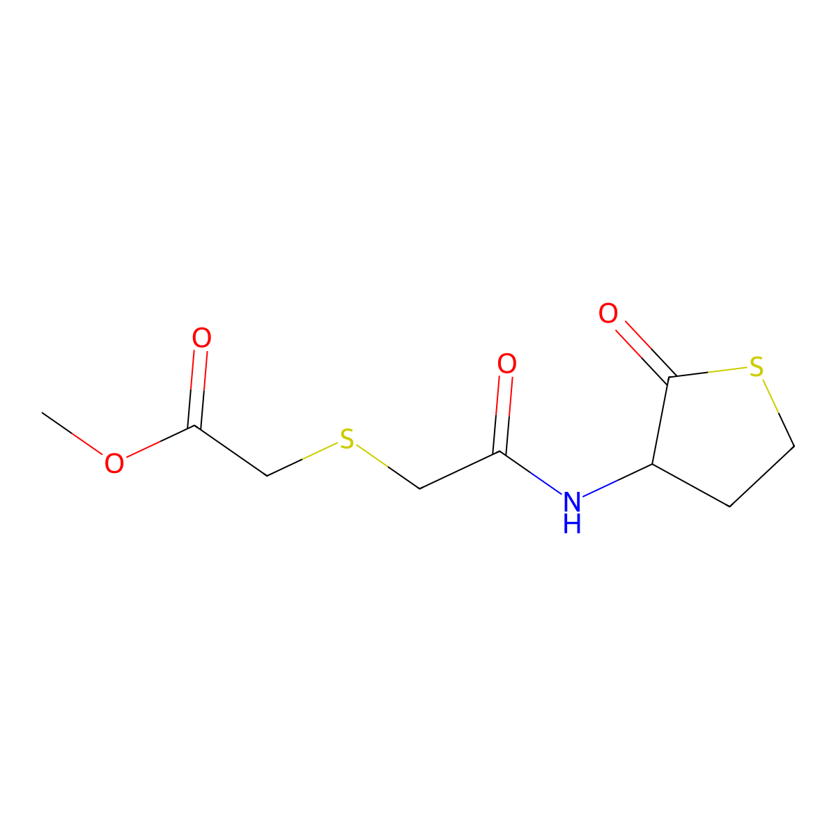Erdosteine Methyl Ester molecular structure, CAS 1667709-77-4