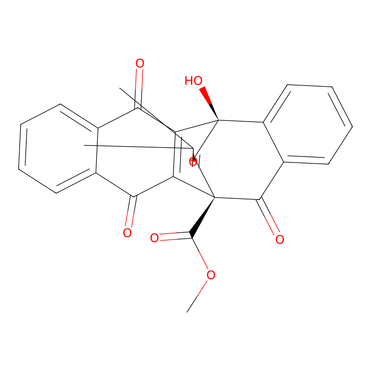 methyl (1'S,2R,12'R)-12'-hydroxy-5,5-dimethyl-3',10',19'-trioxospiro[furan-2,20'-pentacyclo[10.7.1.02,11.04,9.013,18]icosa-2(11),4,6,8,13,15,17-heptaene]-1'-carboxylate molecular structure, CAS 1667718-89-9