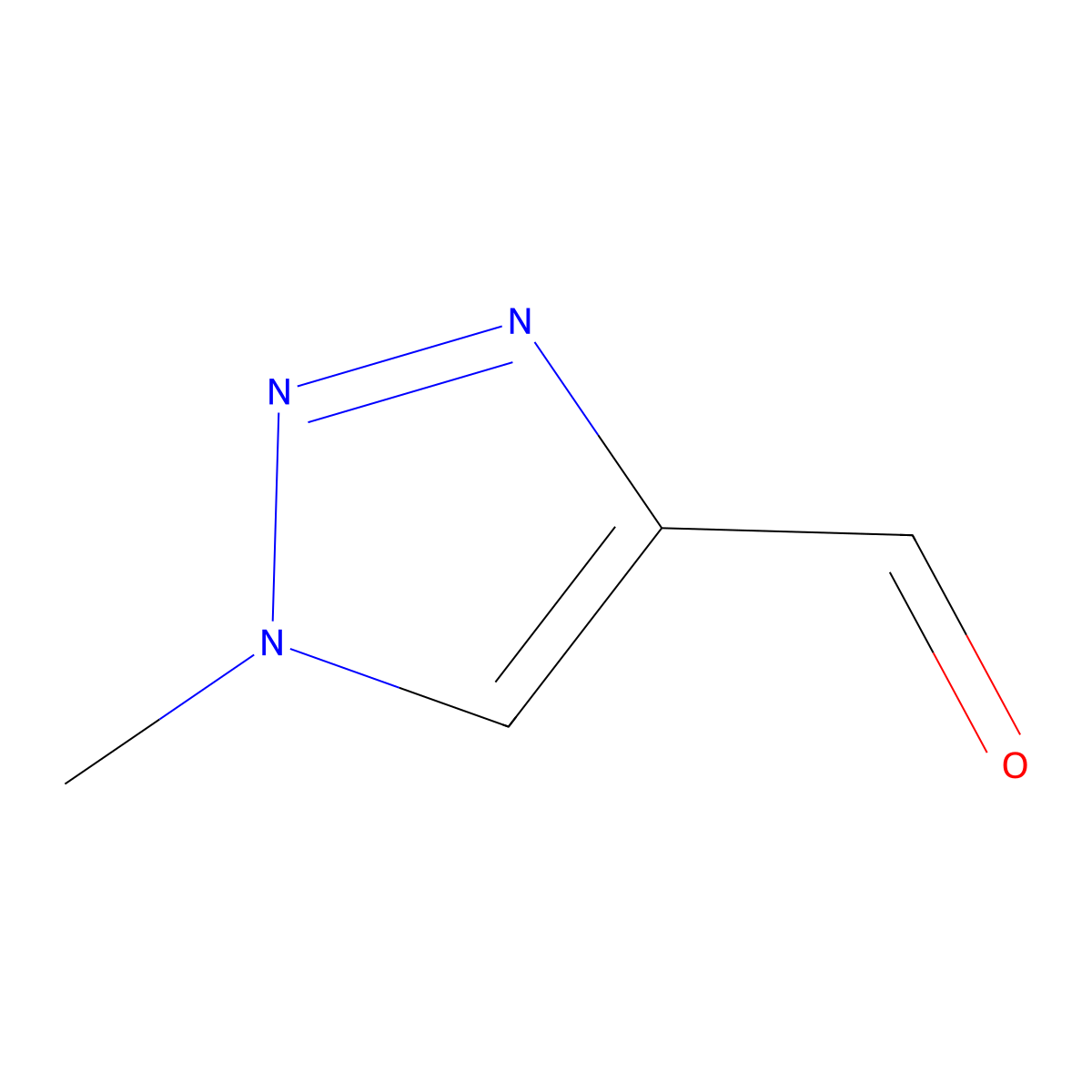 1-Methyl-1H-1,2,3-triazole-4-carboxaldehyde molecular structure, CAS 16681-69-9