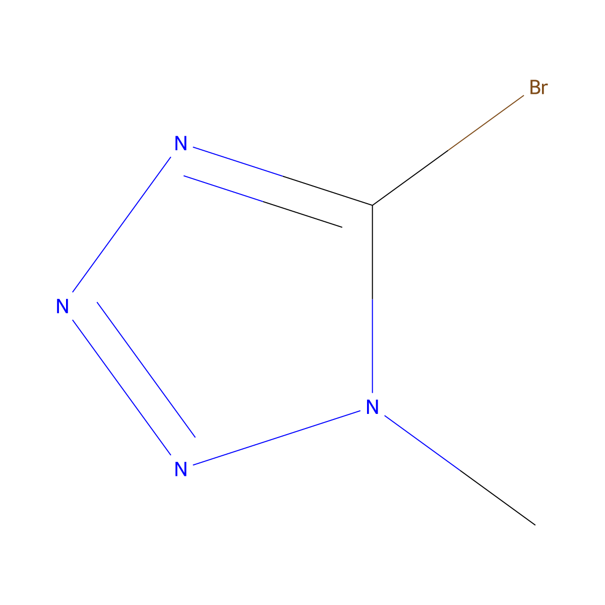 5-Bromo-1-methyl-1H-tetrazole molecular structure, CAS 16681-79-1