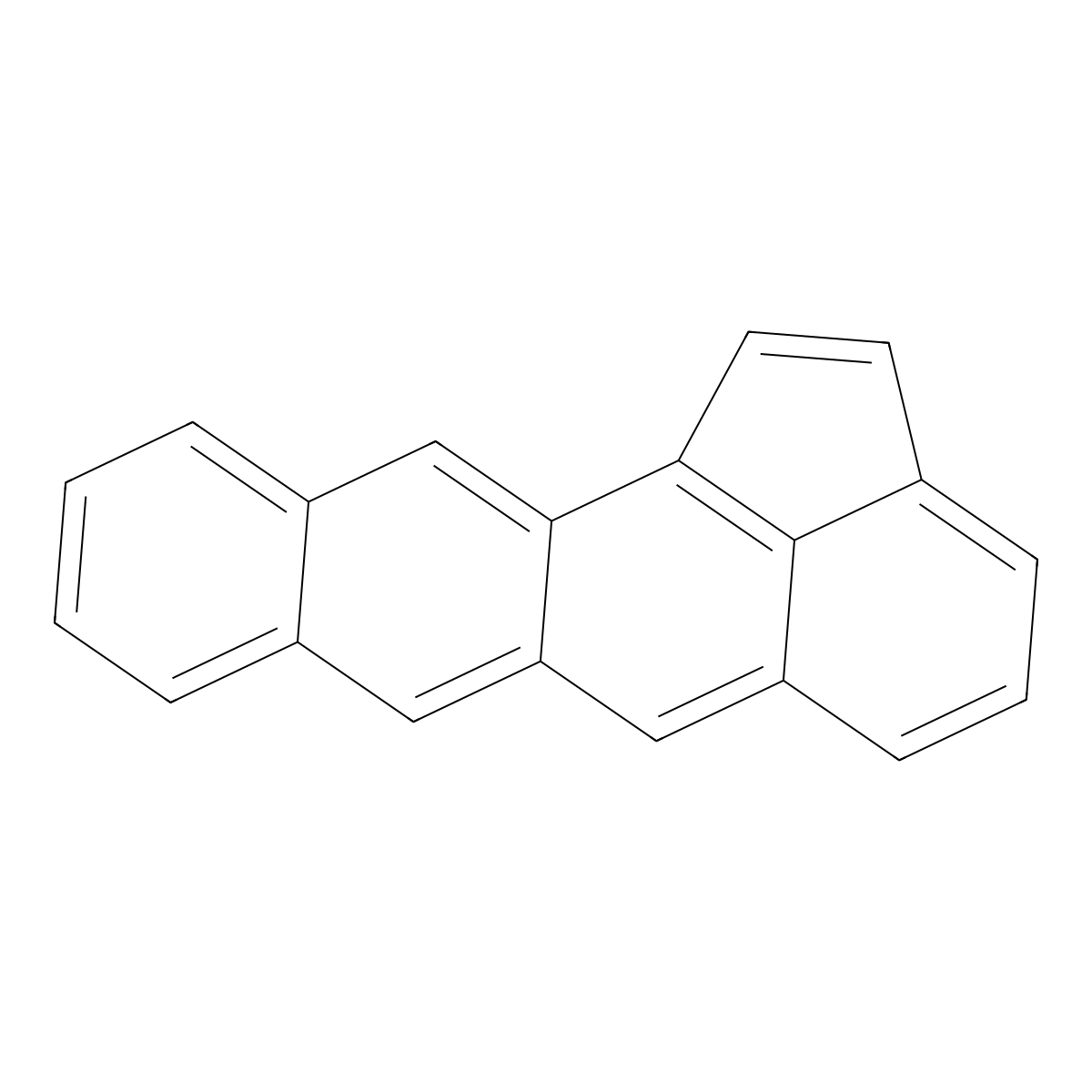 Cyclopenta(de)naphthacene molecular structure, CAS 16683-64-0