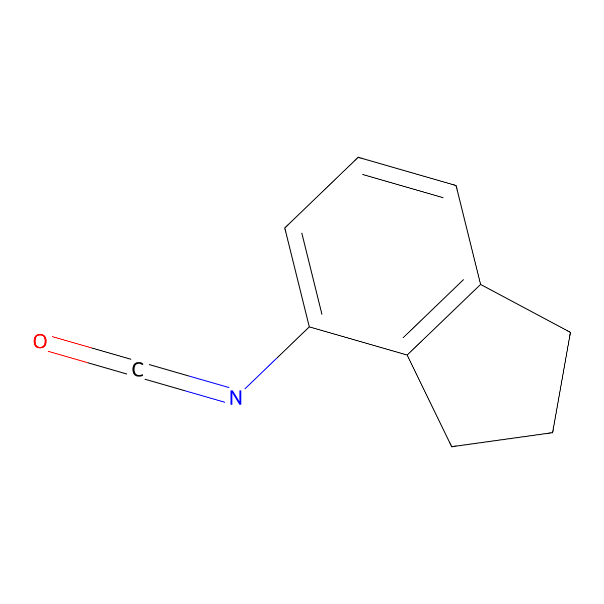 4-Isocyanato-2,3-dihydro-1H-indene molecular structure, CAS 1668574-04-6