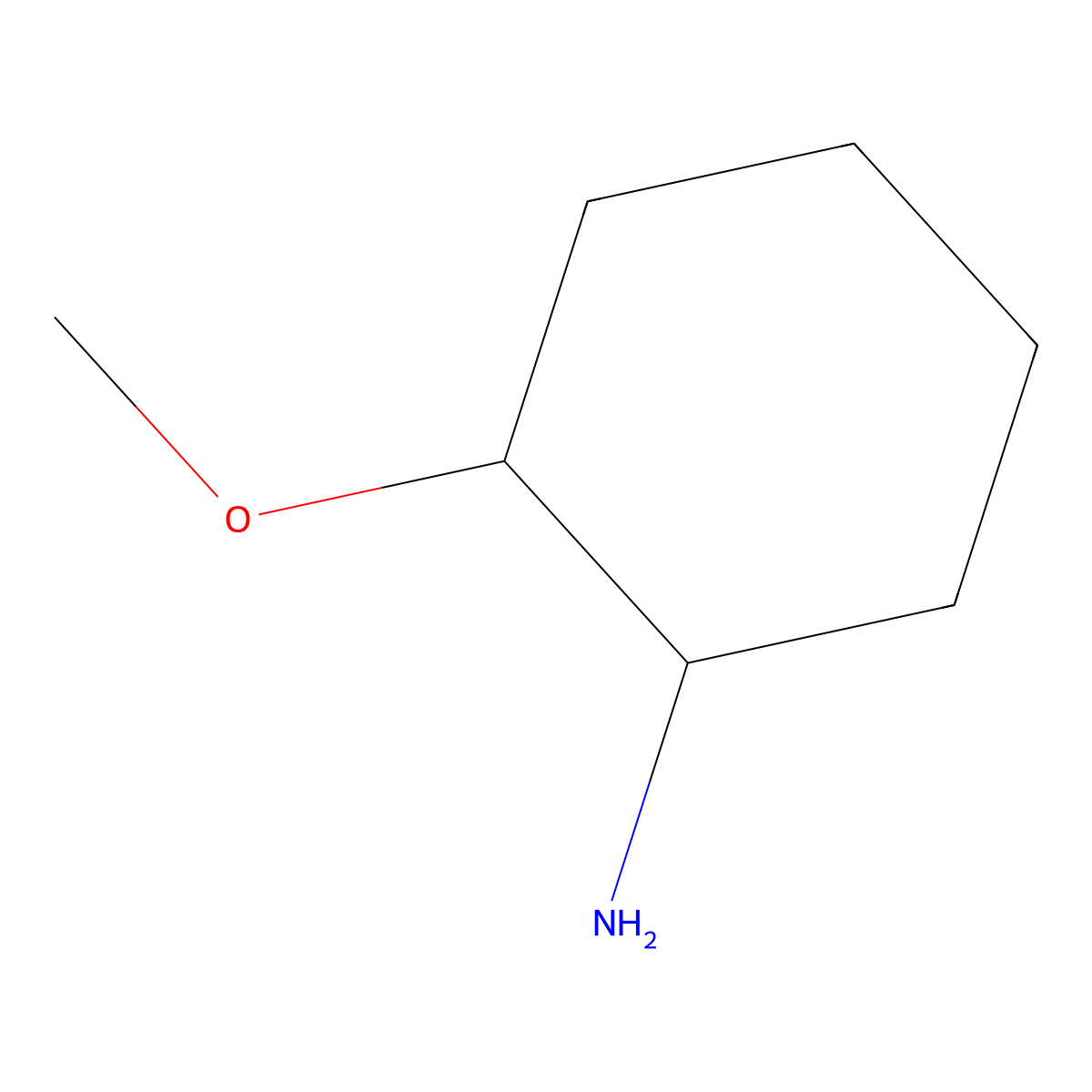 (1S,2S)-2-methoxycyclohexan-1-amine molecular structure, CAS 1668628-91-8