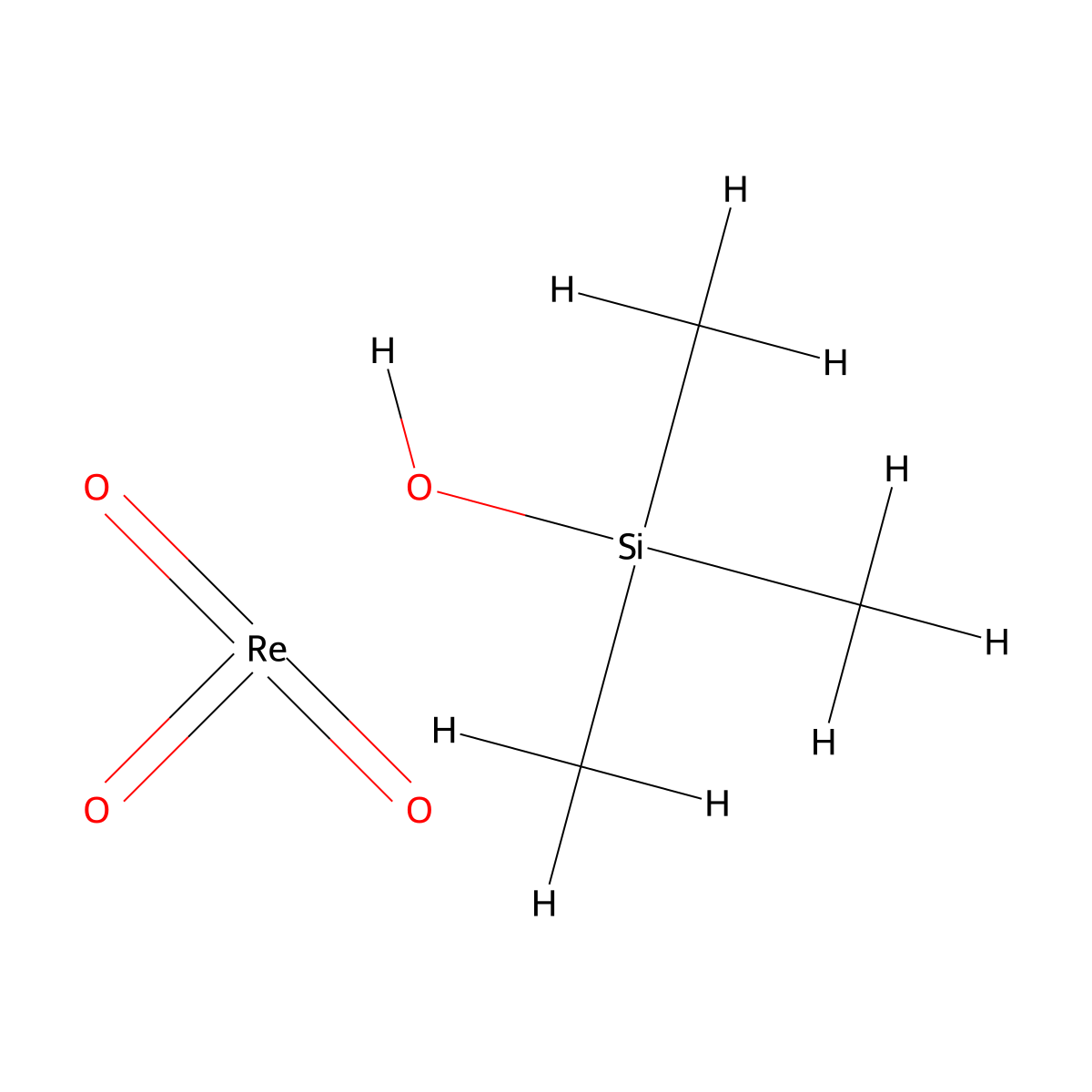 Trimethylsilylperrhenate molecular structure, CAS 16687-12-0