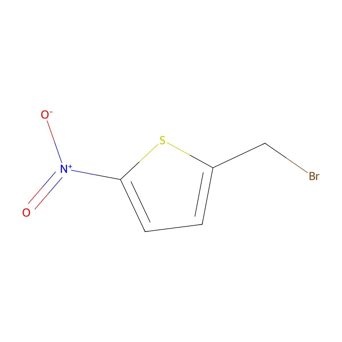 2-(Bromomethyl)-5-nitrothiophene molecular structure, CAS 166887-84-9