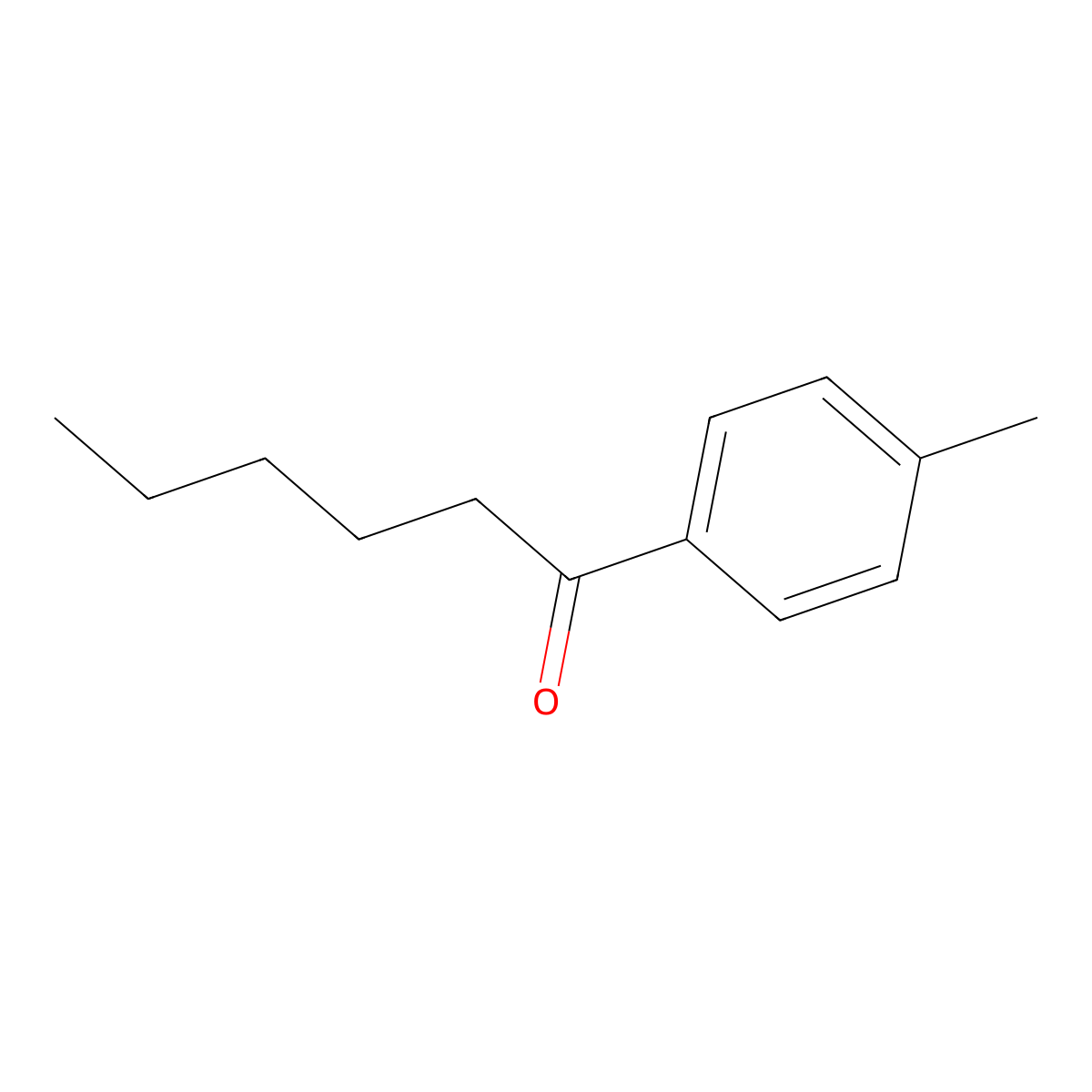 1-(p-Tolyl)hexan-1-one molecular structure, CAS 1669-33-6