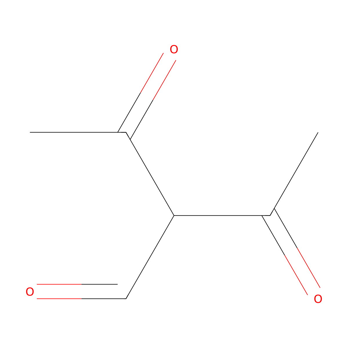 2-Acetyl-3-oxobutanal molecular structure, CAS 16690-08-7