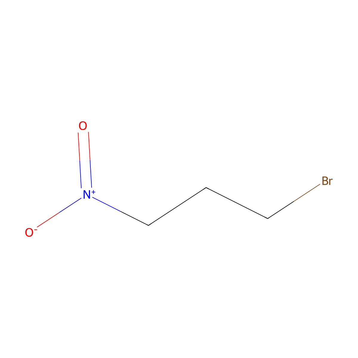 1-Bromo-3-nitropropane molecular structure, CAS 16694-53-4