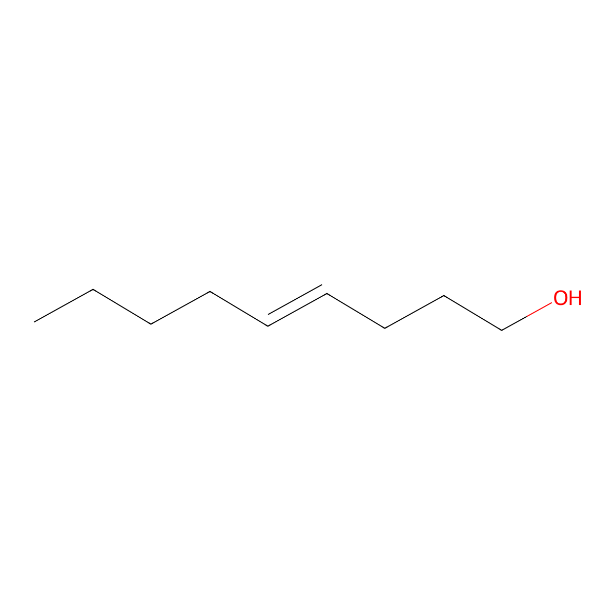 (E)-non-4-en-1-ol molecular structure, CAS 16695-34-4