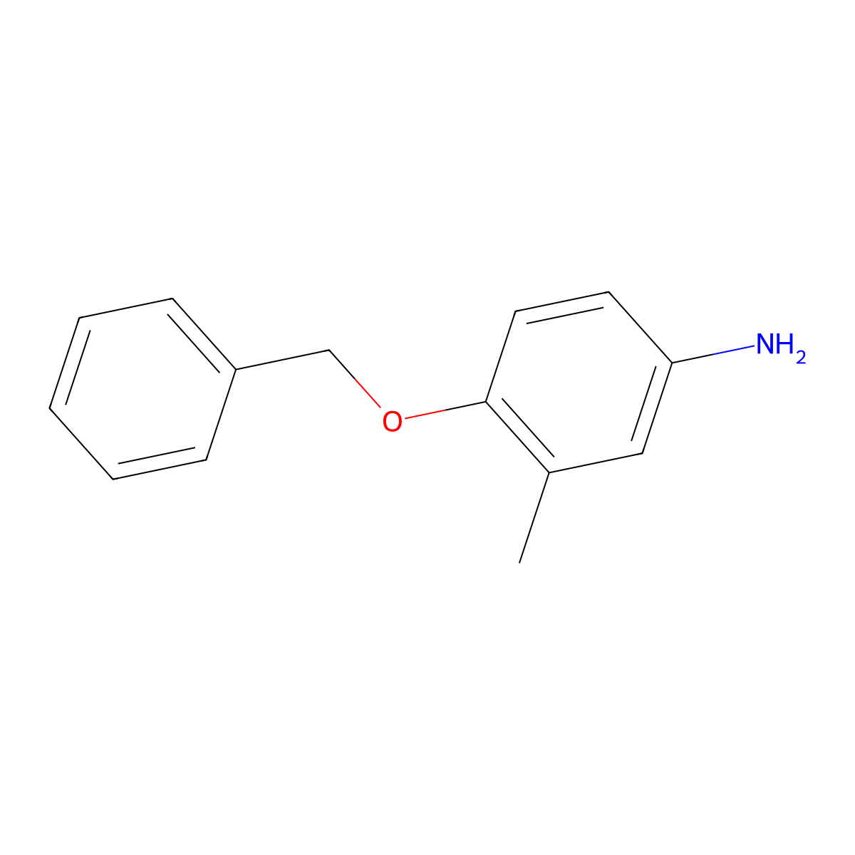4-(Benzyloxy)-3-methylaniline molecular structure, CAS 166955-01-7