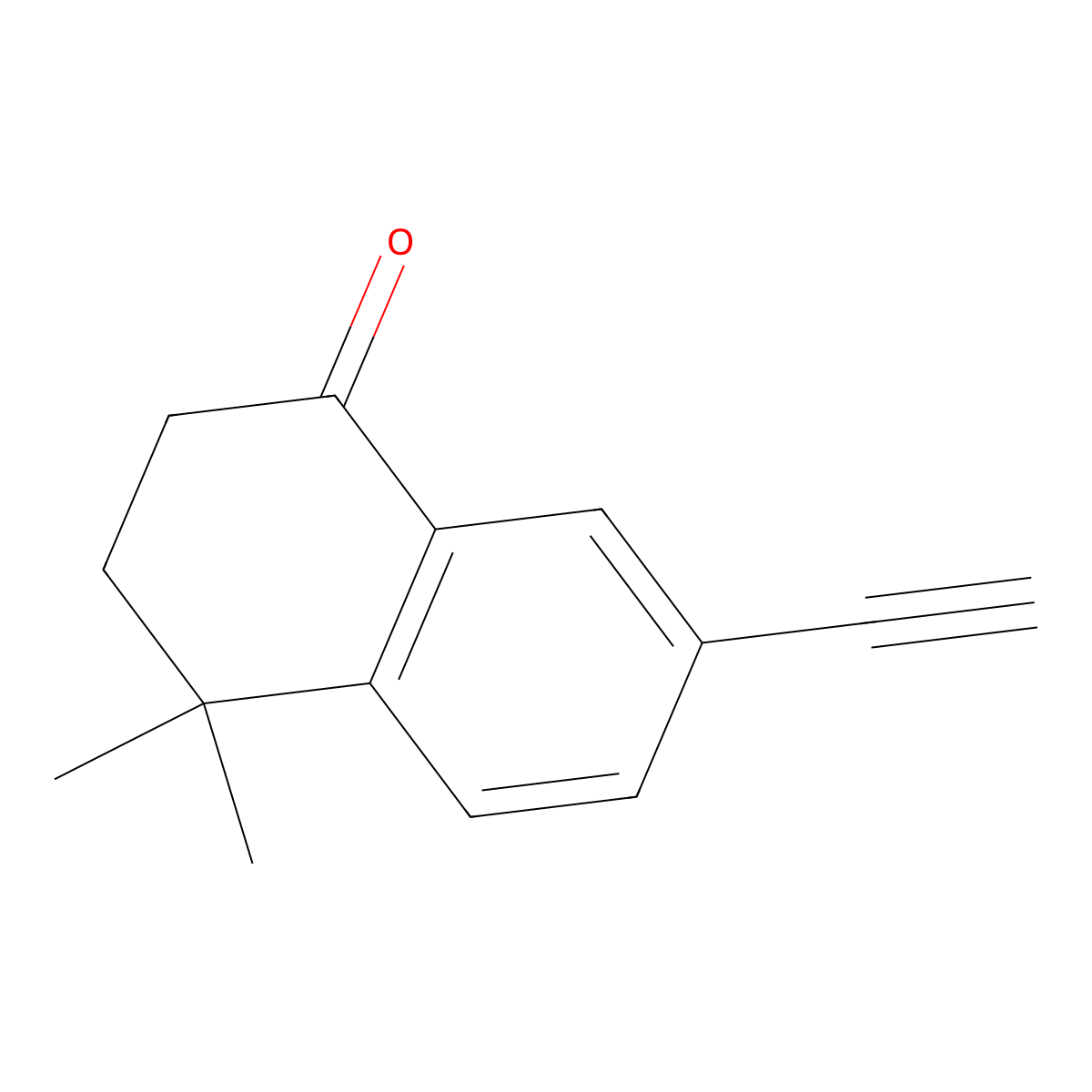 4,4-Dimethyl-7-ethynyl-1-tetralone molecular structure, CAS 166978-48-9