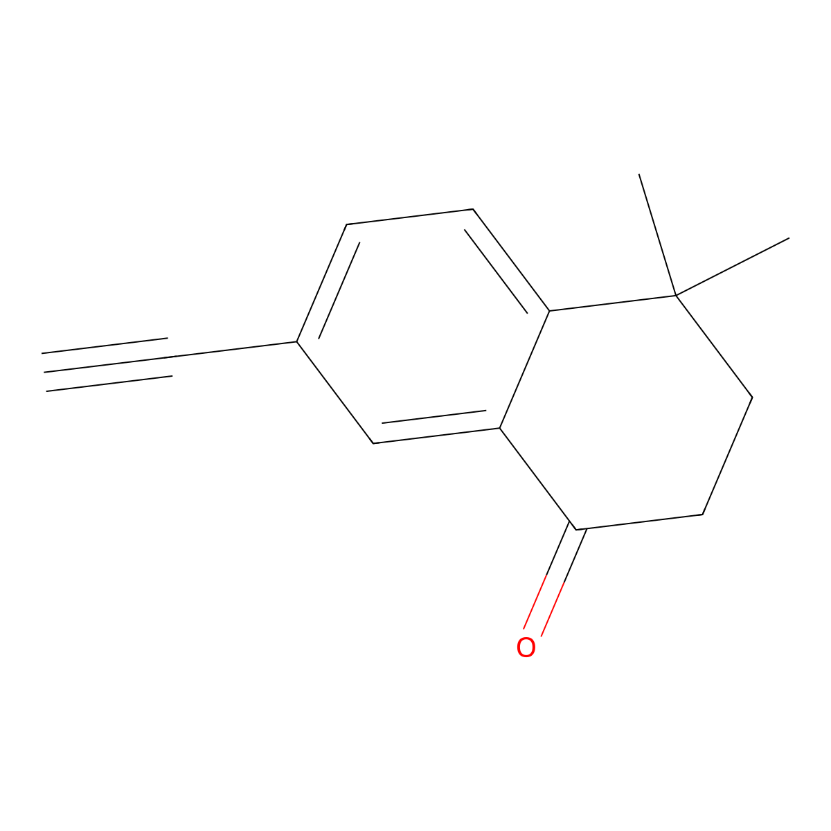 4,4-Dimethyl-7-ethynyl-1-tetralone molecular structure, CAS 166978-48-9