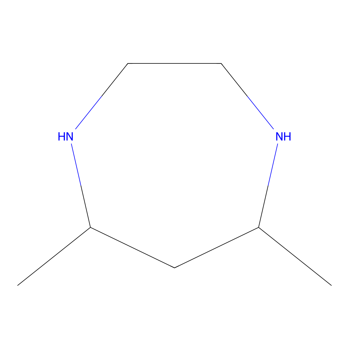 5,7-Dimethyl-1,4-diazepane molecular structure, CAS 16698-08-1